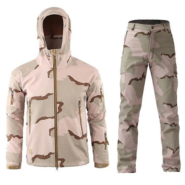 Militära uniformer, taktiska jackor och byxor S / desert camo