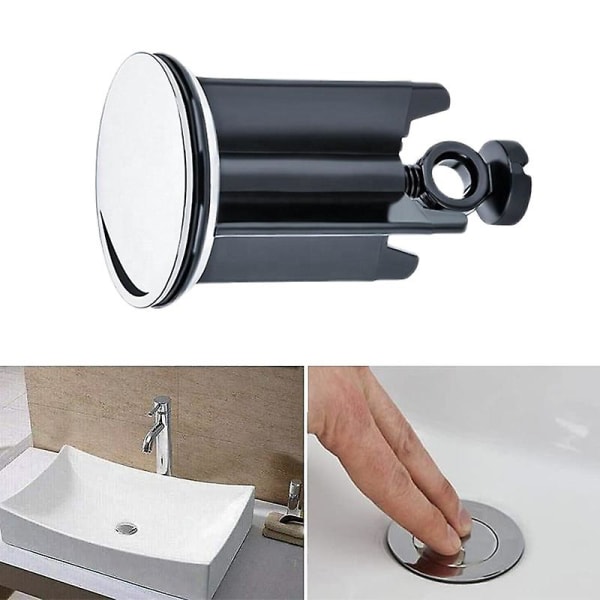Universal handfat för badrum 40 Mm, Krom avloppsplugg, tillverkad