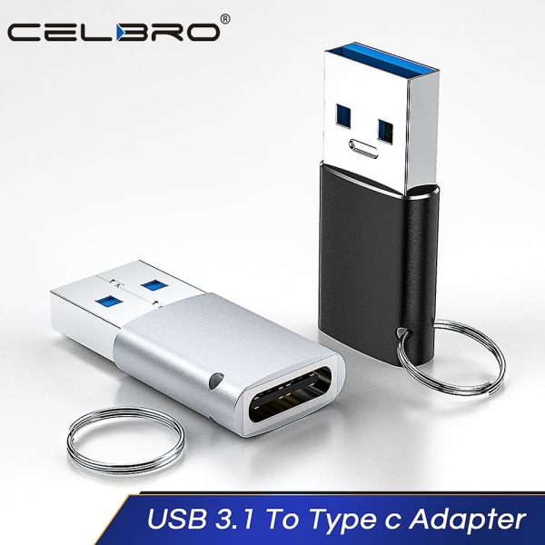 USB 3.1 Adapter Typ A Till Typ C, Converter, 3.1 Gen 2, Snabb Red