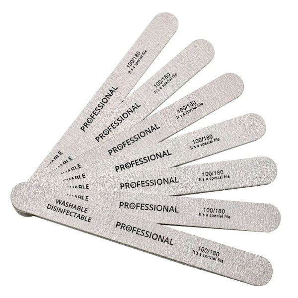 50st Nagelfilar av trä 100/180 Nail Tools Buffer Block