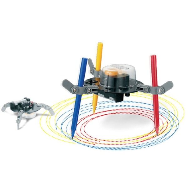 1 st Doodling Robot Kit Kreativ Graffiti Ritning DIY Auto