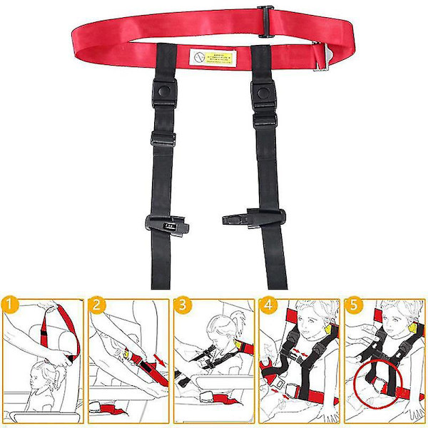 Barnsäkerhet Resesele för flygplan Säkerhetsvårdssele