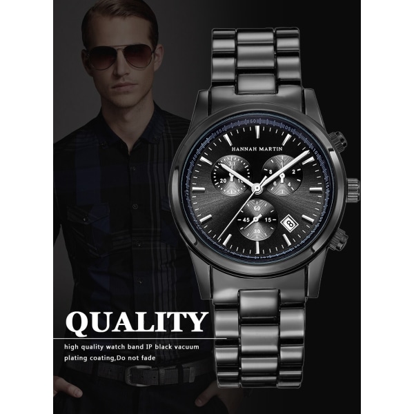 Ny herrklocka watch lyx datumkalender Display Full