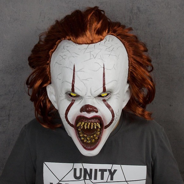 Stephen King It Mask Pennywise Clown Joker Mask Cosplay