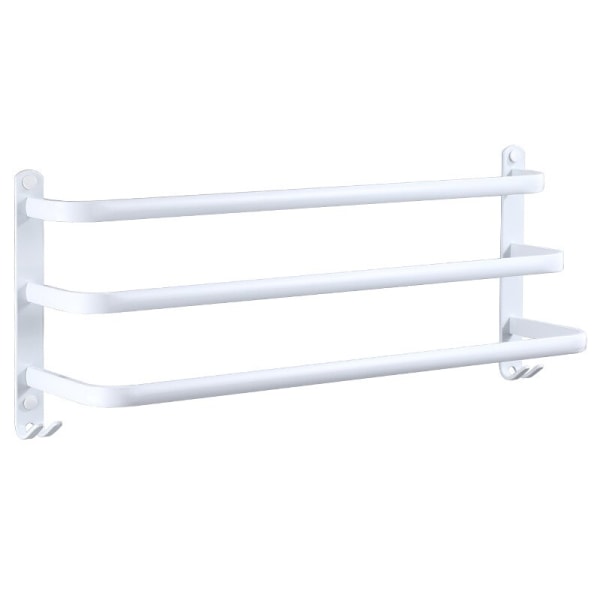 White Space Handduksställ i aluminium Handduksstång Toalett Multi