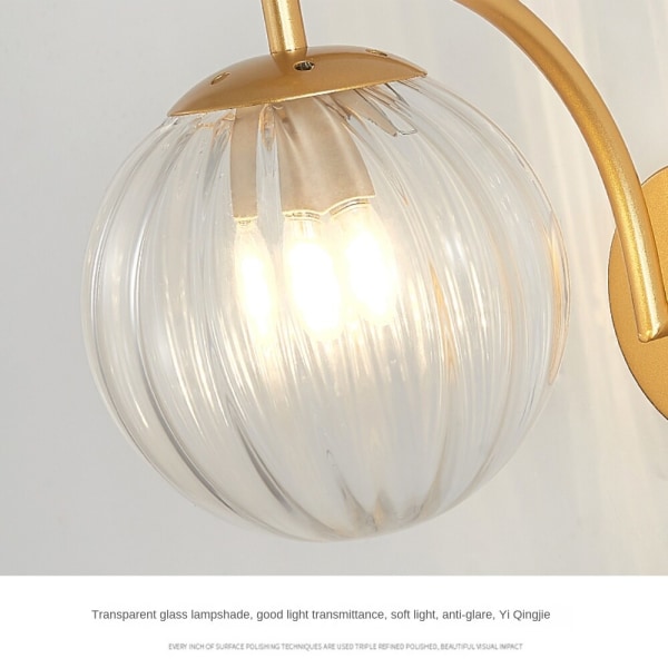 Vägglampa inomhus, kreativ modern minimalistisk stil, 6104 Gold