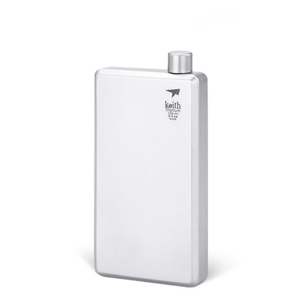 200 ml Keith Pure Titanium Hip Flask Flagon Sport Flaska