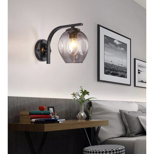 Vägglampa inomhus, kreativ enkelhet, modern stil, 2035 Grey