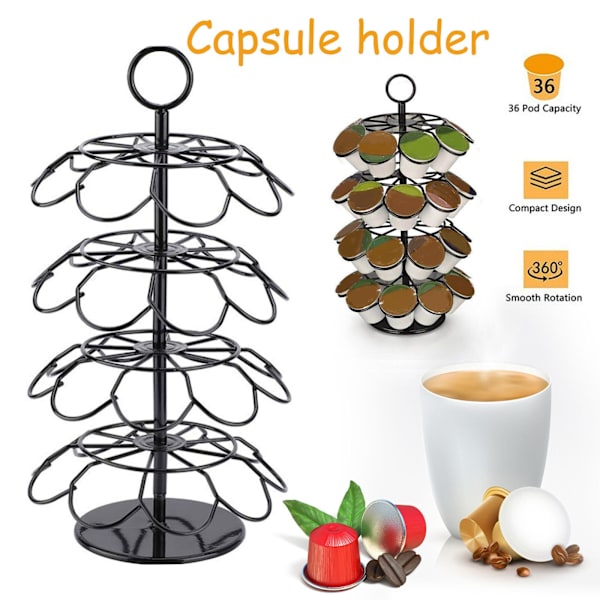 Creative Assembly Praktisk kaffekapslar Tower Stand Pod