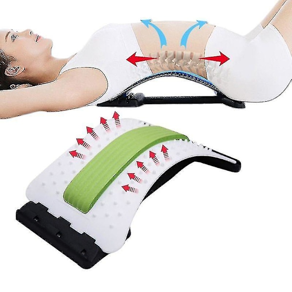 Back Stretcher Corrector Back Relax Stretch Soothing Red 4 gears