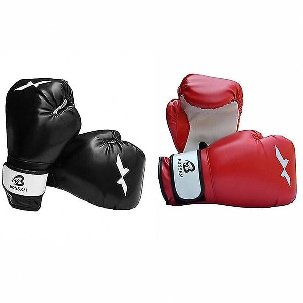 Flexibla boxningshandskar/sanshou Taekwondo boxningshandskar Black