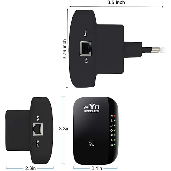 Wi-Fi Range Extender/Wi-Fi Booster/Wi-Fi Repeater trådlös