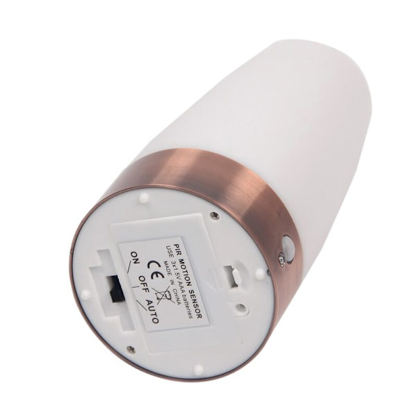LED-bordslampa med PIR-rörelsesensor Batteridriven