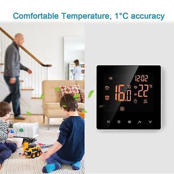 Smart termostat vatten/gaspanna digital temperatur