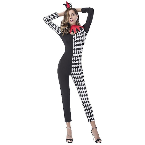 Umorden Women's Circus Clown Cosplay Magician Cosplay XL