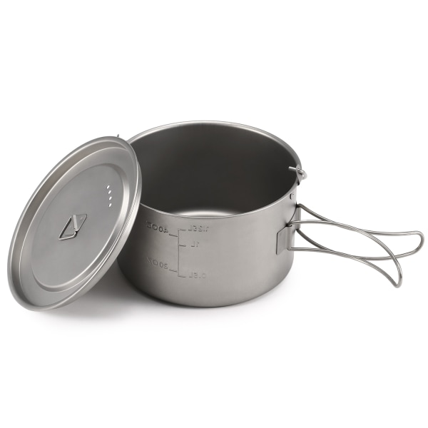 Pure Titanium Folding Cup + Fällbart handtag Hängkruka
