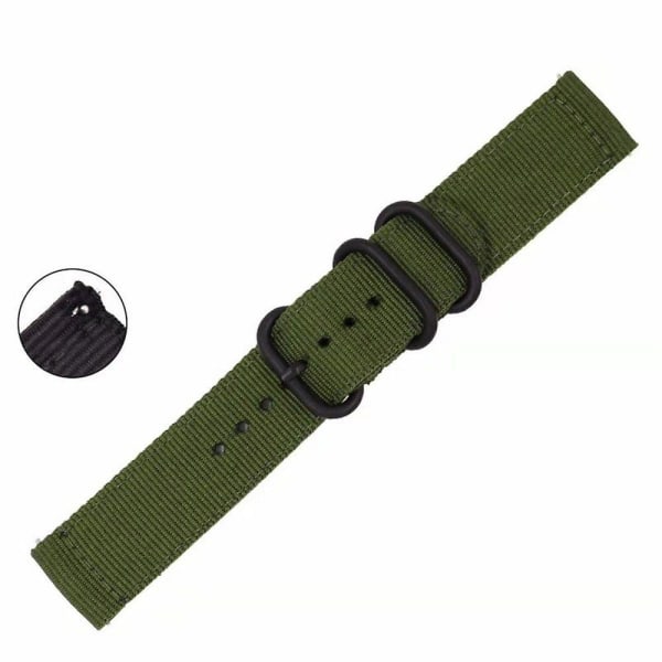 20 mm grönt nylon watch för Samsung Galaxy Watch