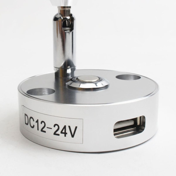 3W LED Touch Dimming RV Läsljus USB -gränssnittsavläsning