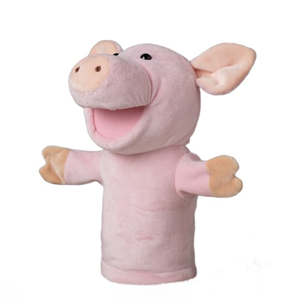 Kawaii Pig Hand Puppets Baby Djur Pedagogisk Hand