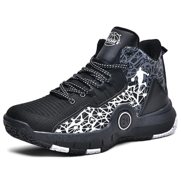 Män Basketskor Mode Halkfria sneakers Andas Black 39