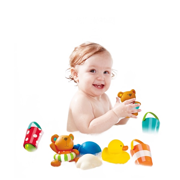8st Hape Baby Vattenleksak Barnleksaker Färgglada