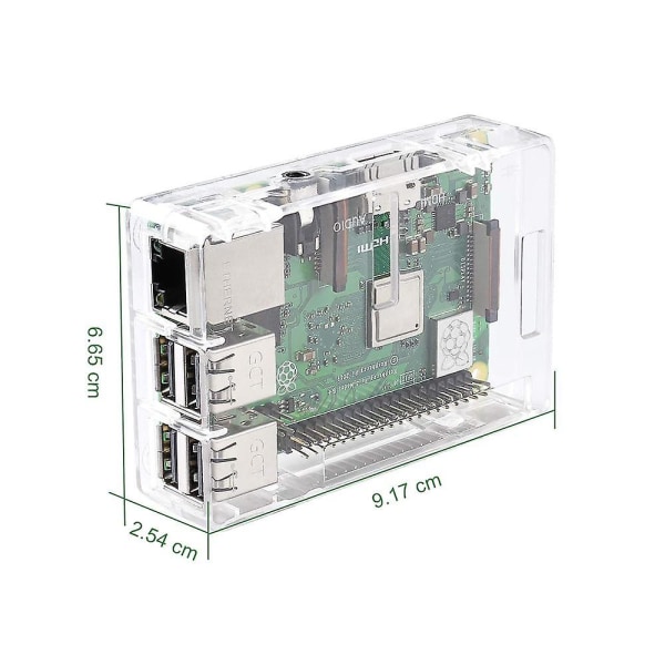 Raspberry Pi 3 Model B Case Transparent