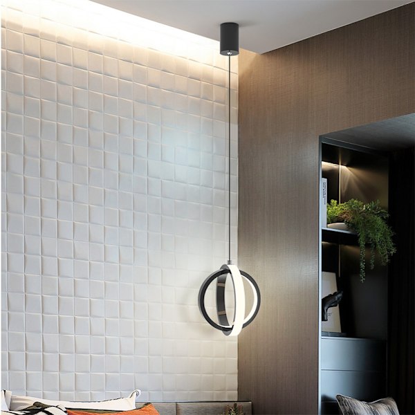 17W sovrum Sängen liten ljuskrona Designer Led Living
