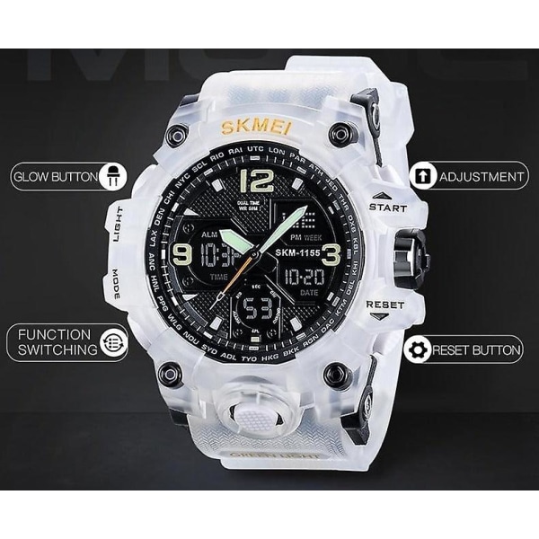 Digitala vattentäta armbandsur Red
