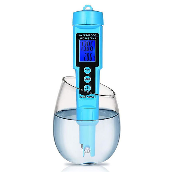 3 In 1 ph/orp/temp meter vattendetektor multifunktion