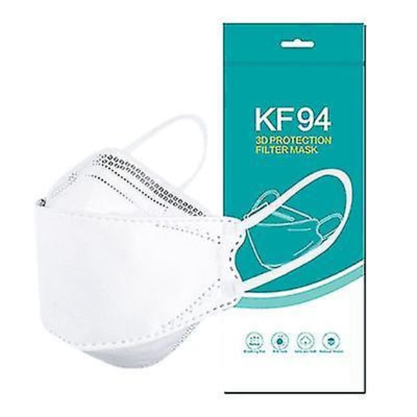 50 st [kf94 Face Safety Mask White