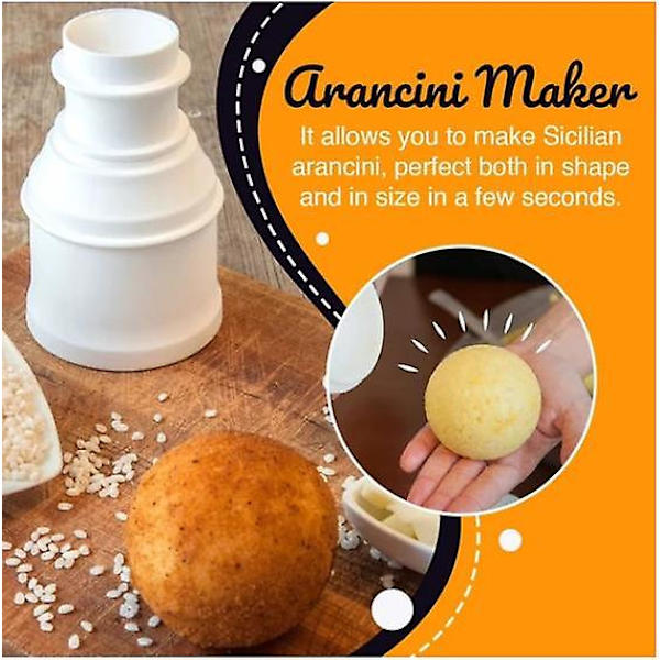 Arancini Maker Form DIY Rice Ball Press Maker Kökskött Pointed