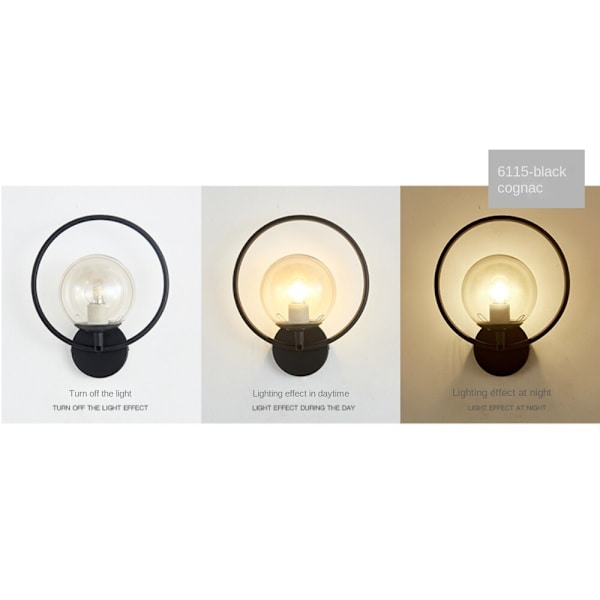 Vägglampa inomhus, kreativ modern minimalistisk stil, 6115 Copper