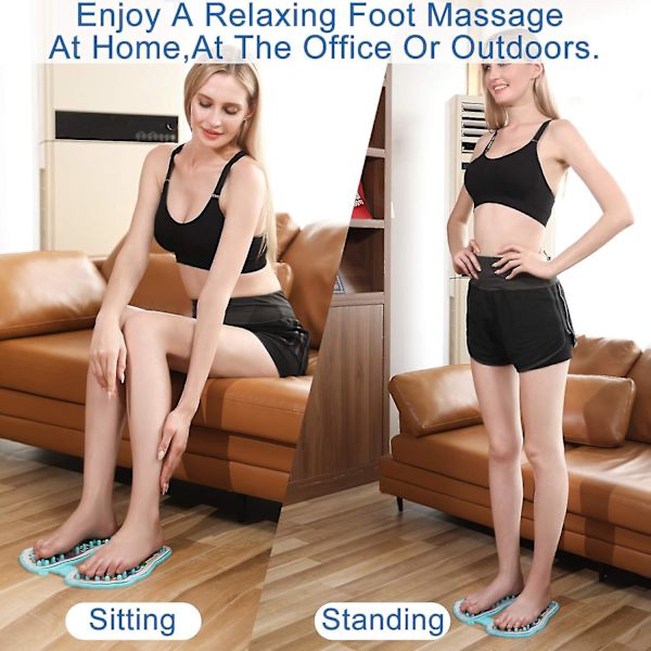 Fotmassagematta Akupunkturterapi Zonterapi Relax Toe