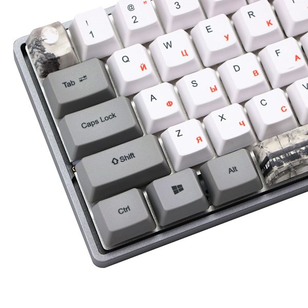 Russian Character Dye Subbed PBT OEM Keycap Set Mechanische