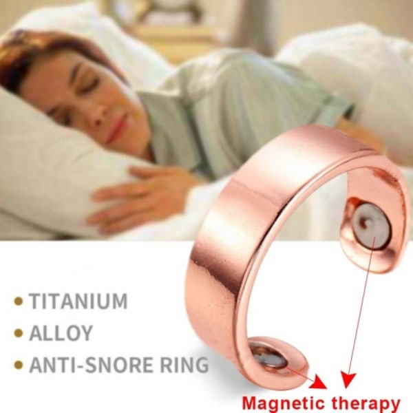 Roseguld magnetisk ring, hälsokreativa smycken,