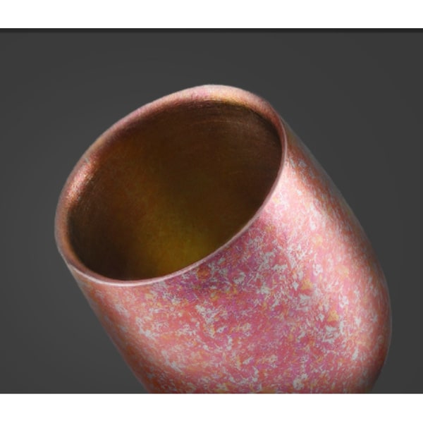 TiTo 120ml Titanium Cup Dubbelvägg Bärbar Ultralätt Mugg