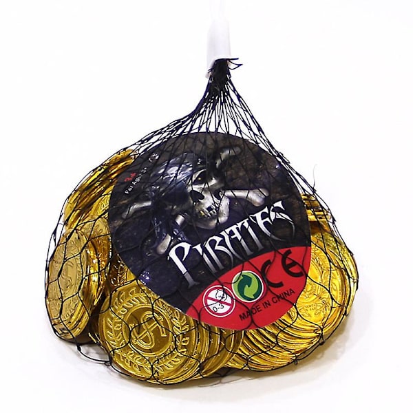2022 Nya Skattkista Skattkista Piratguldmynt Black