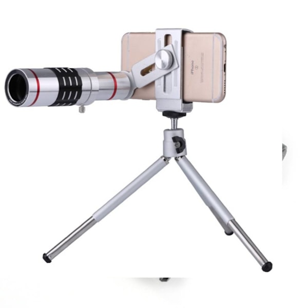 18x Monocular Phone Telescope Triangle Set, Metal HD