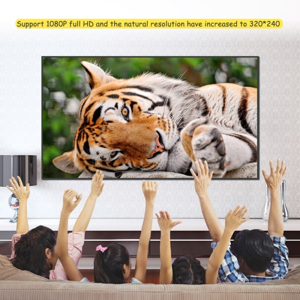 Miniprojektor för 1080P Video Full HD LED L1 Proyector