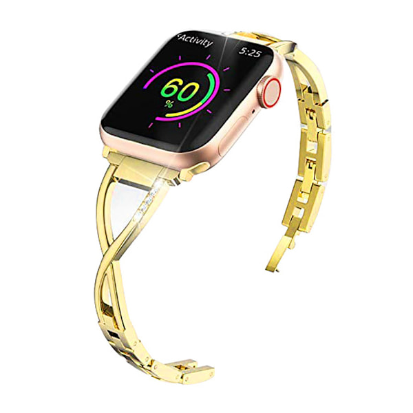 38/40 mm, 42/44 mm metallarmband för Apple Watch 6 Gold 38/40mm