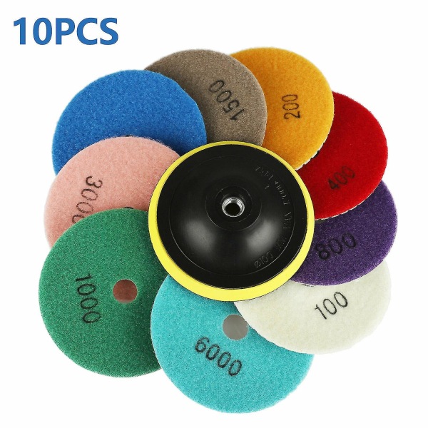 Diamant polerkuddar 10PCS
