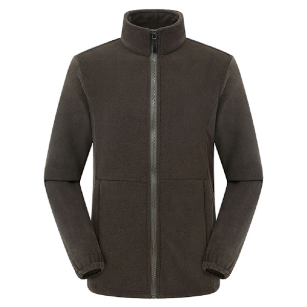 S-3XLPolar fleece herrjacka, tjock fleece utomhus Navy blue L