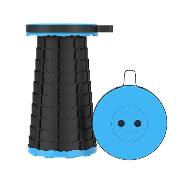 Fällbar pall Travel Camping Teleskoppall DARK BLUE