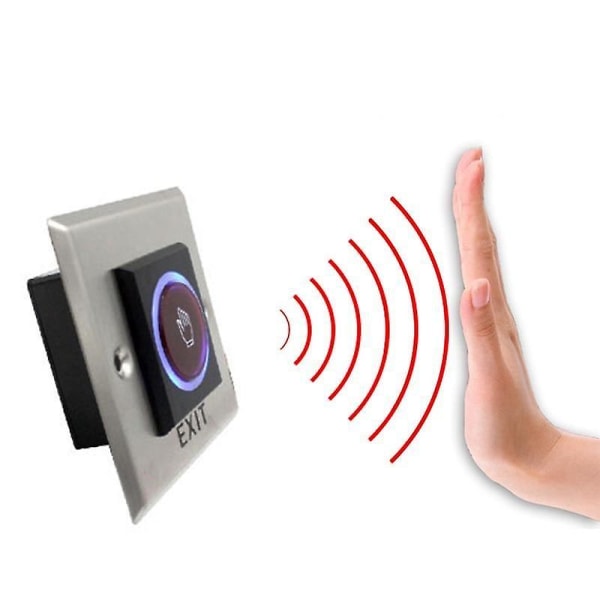 No Touch Infraröd utgångsknapp Dörrsensorbrytare E09-palm LOGO