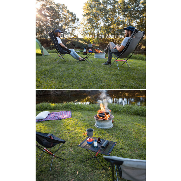 Mountain Fun utomhus fällbart bord av aluminiumlegering