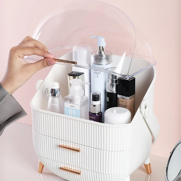 Organizer För Kosmetik Box Förvaring Plast Förvaring Makeup