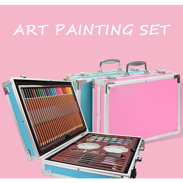 145 ST Kid Draw Set Färgpenna Crayon Akvarellpennor