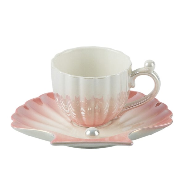 Creative Gradient Rosa Blå Grön Shell Pearl Cups And