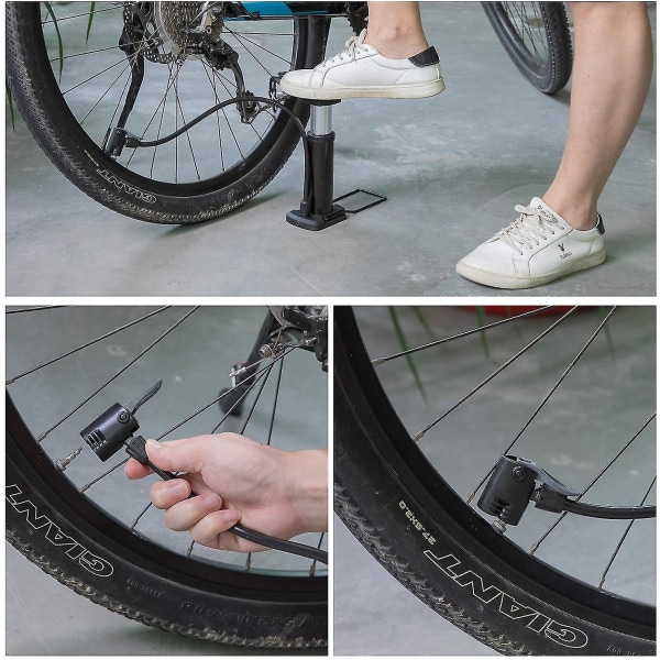 Cykelpump, fotaktiverad cykelpump, portabel minicykelpump