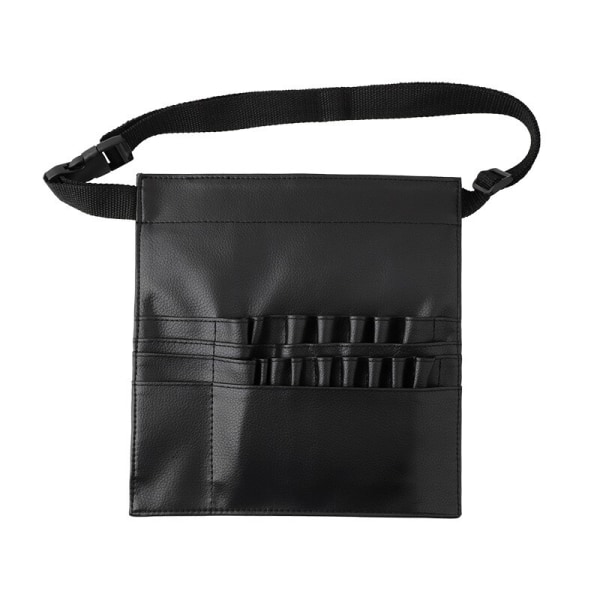 Cosmetic Brush Organizer Multi Function Black PU Cosmetic